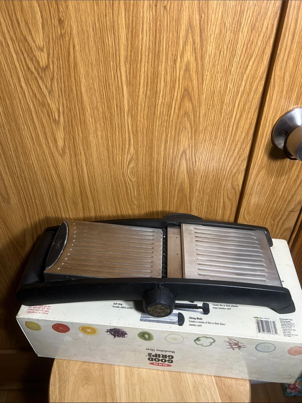 Oxo Black and Silver Mandoline Slicer